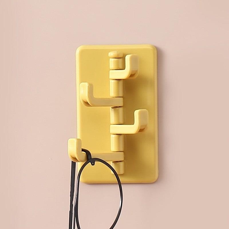 1pc Sticky Hook Household Strong Punch Hook Creative Multifunctional Hook Rack