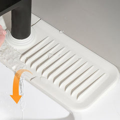 Silicone Faucet Drain Mat Splash Pad Kitchen Bathroom Universal