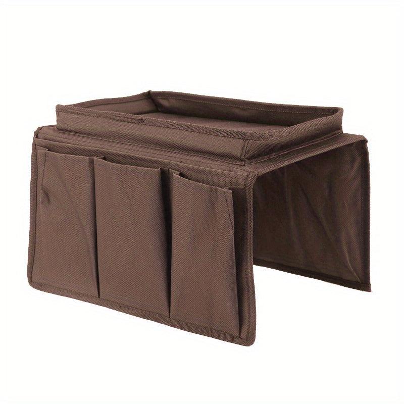 Sofa Armrest Organizer With Cup Holder Tray Arm TV Remote Holder