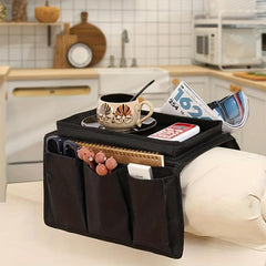Sofa Armrest Organizer With Cup Holder Tray Arm TV Remote Holder
