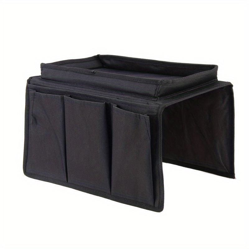Sofa Armrest Organizer With Cup Holder Tray Arm TV Remote Holder