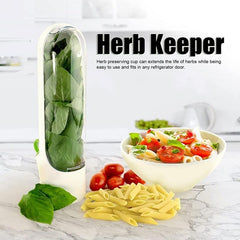 Herb Saver Refrigerator Pod Vegetable Keeper Container Vanilla Cup