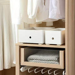 Telescopic Storage Rack with Pullout Basket - Easy Kitchen Organization
