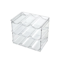 Stackable 12 Bottle Organizer Rack for Kitchen