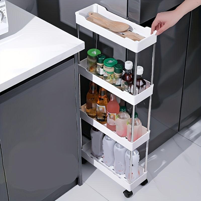 Plastic Stroller Storage Rack Floor Shelf Bathroom Storage Rack