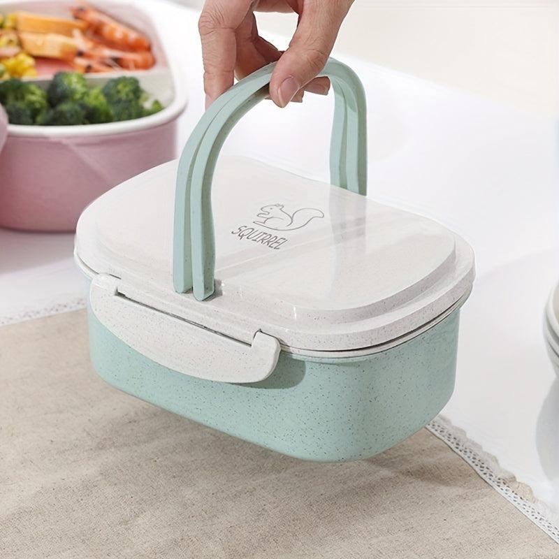 Adult Bento Box Double Layer Leakproof Lunch Container Microwave Safe