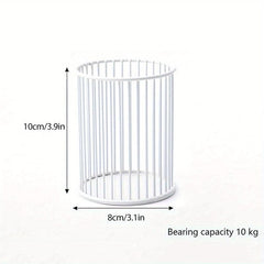 Wrought Iron Tableware Crock & Pen Holder Makeup Organizer