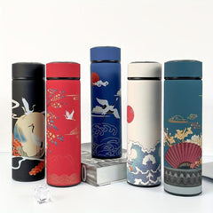 Chinese Style Stainless Steel Thermal Cup 16.9oz
