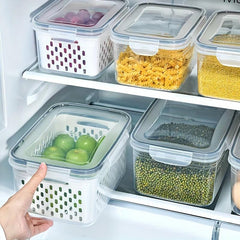 3pcs Silicone Sealed Freshness Containers Multipurpose Plastic Reusable Box