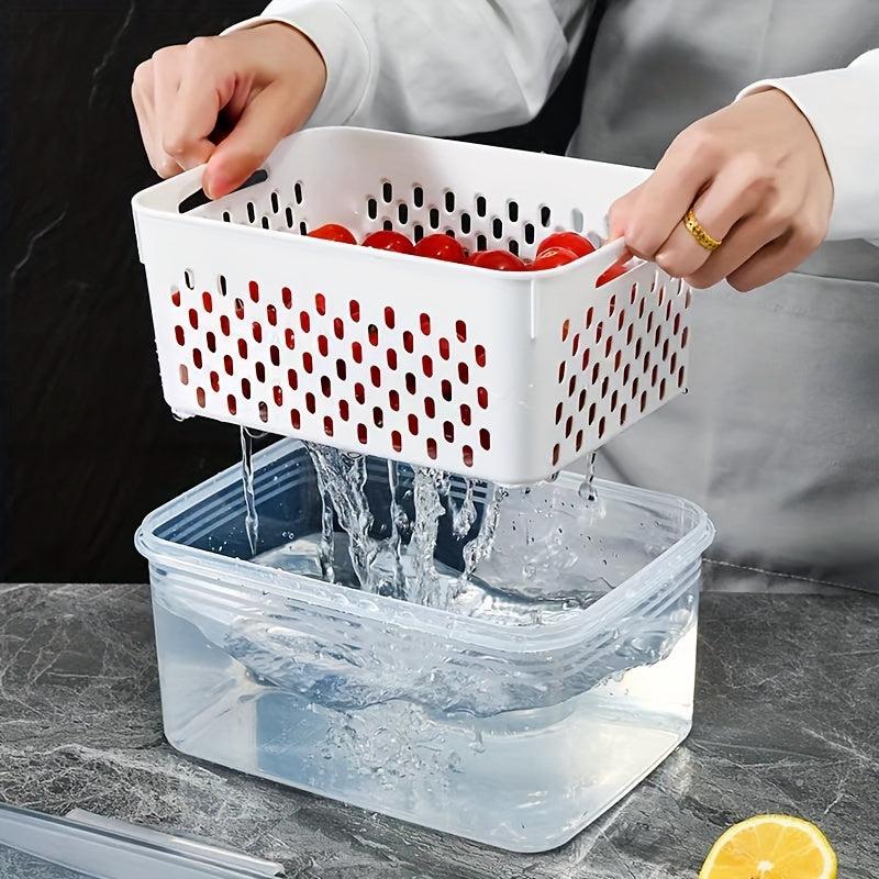 3pcs Silicone Sealed Freshness Containers Multipurpose Plastic Reusable Box
