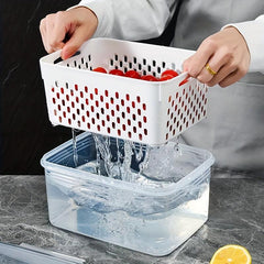 3pcs Silicone Sealed Freshness Containers Multipurpose Plastic Reusable Box