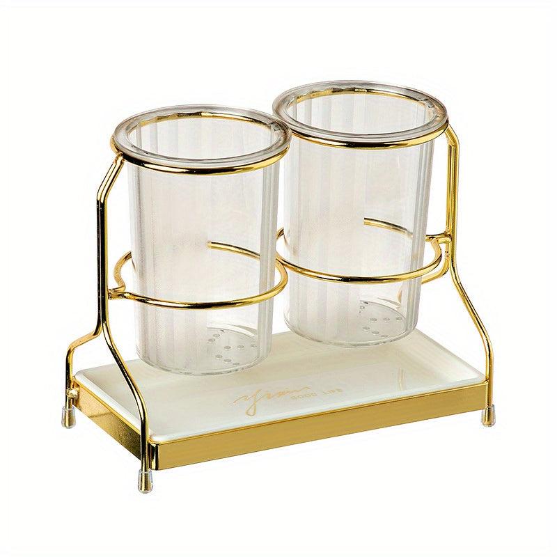 Chopstick Holder & Tray Dinnerware Drain Rack Utensil Shelf Kitchen Organizer