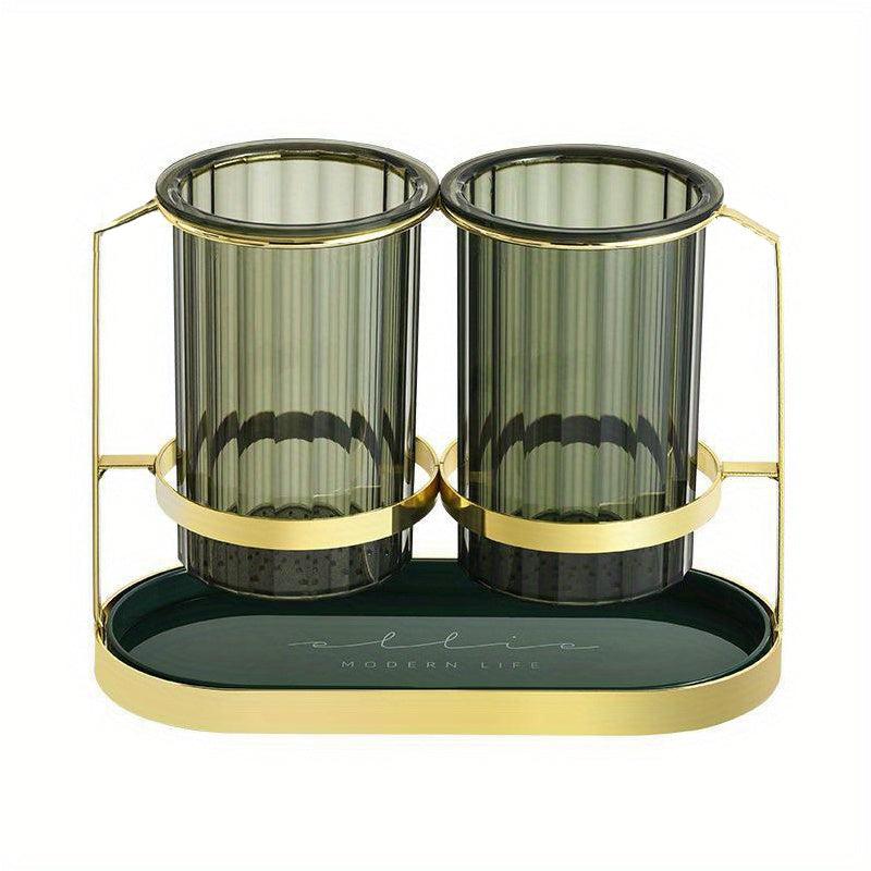 Chopstick Holder & Tray Dinnerware Drain Rack Utensil Shelf Kitchen Organizer