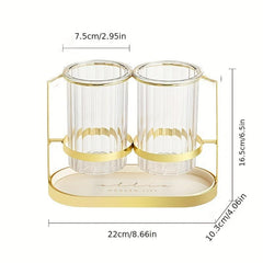 Chopstick Holder & Tray Dinnerware Drain Rack Utensil Shelf Kitchen Organizer
