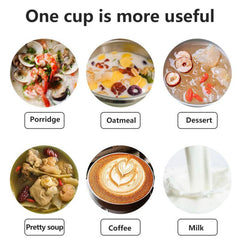 23oz Stainless Steel Vacuum Insulated Lunch Flask Leak Proof Portable with Spoon