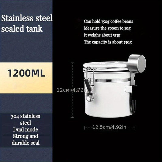Airtight Stainless Steel Coffee Container 5L & 8L