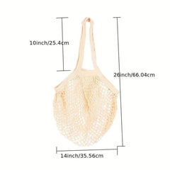 Mesh Hanging Bag for Kitchen Storage, Organizer for Garlic Ginger Onions Fruits