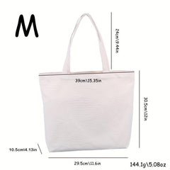 Thick Eco Canvas Shopping Bag DIY Tote Bag Blank