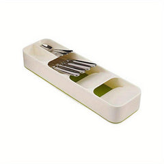 Silverware Organizer Drawer Tray Cutlery Spoon Fork Storage Box