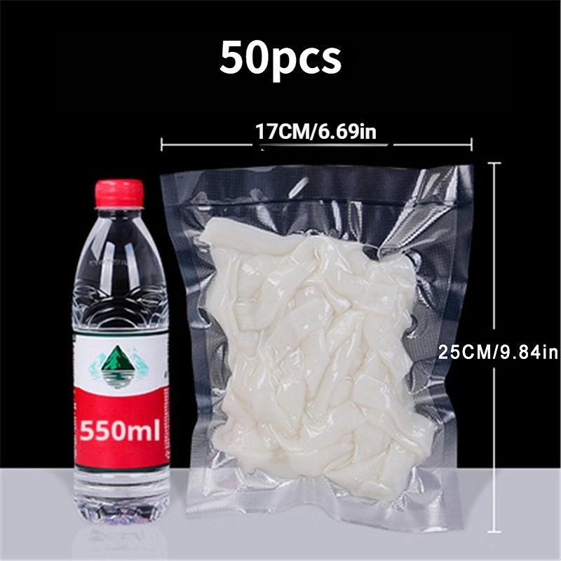 50pcs Vacuum Bags for Food Preservation Vacuum Sealer Storage Bags for Food