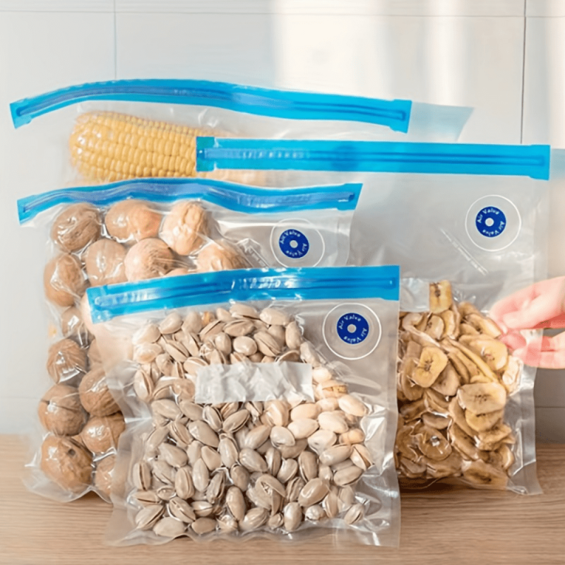 10pcs Reusable Leak Proof Storage Zipper Bag for Fresh Keeping