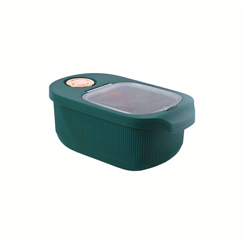 Large Capacity Rice Bucket with Measuring Cup, Sealed Storage Container