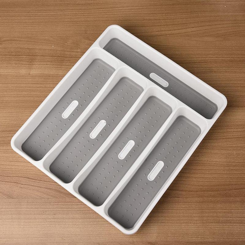 5 Slot Kitchen Cutlery Storage Tray Organize Forks Spoons Knives
