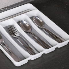 5 Slot Kitchen Cutlery Storage Tray Organize Forks Spoons Knives