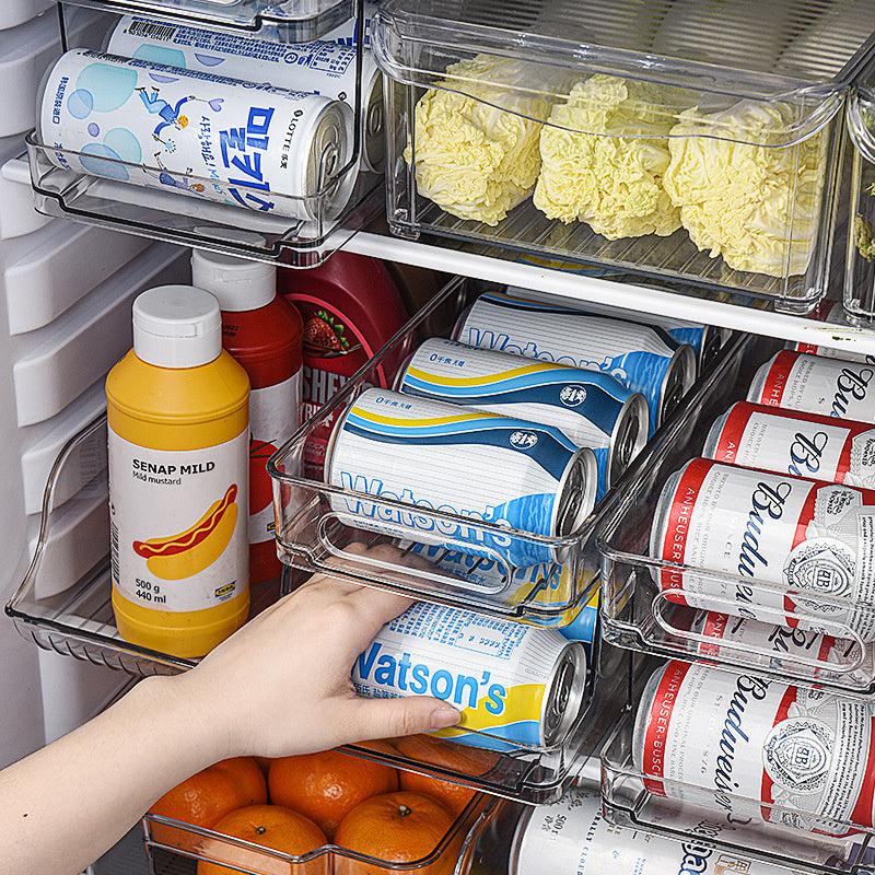Beverage Storage Boxes 2 Layer Fridge Organizer Set