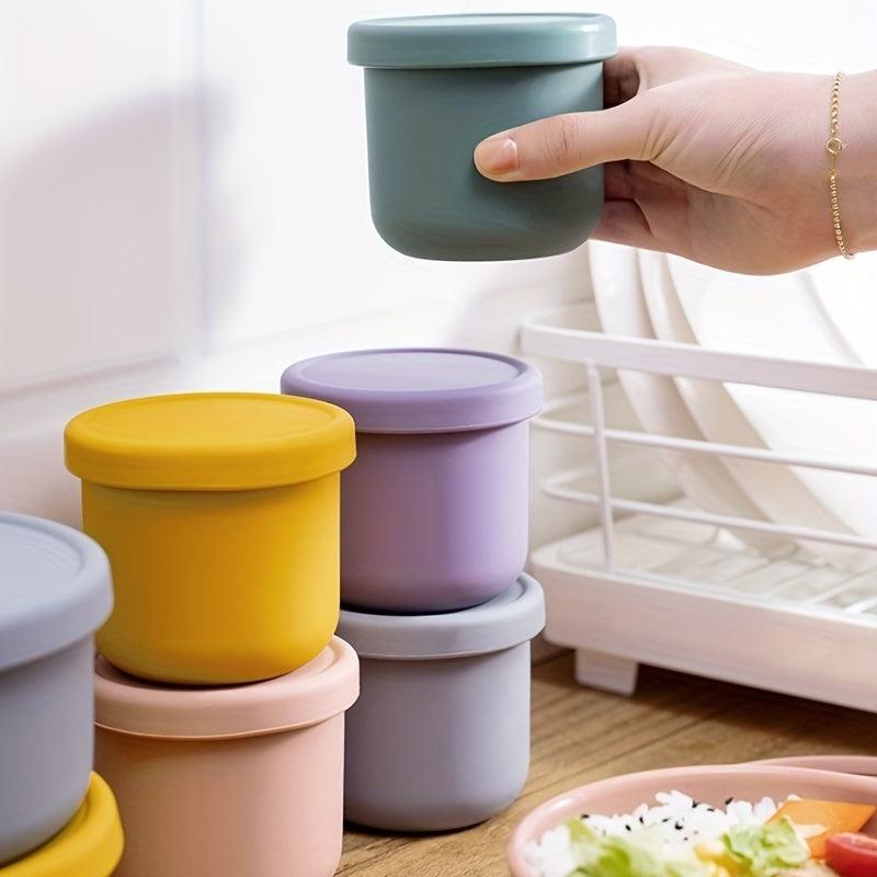Silicone Bento Box Food Container with Lid Seal Leak Proof