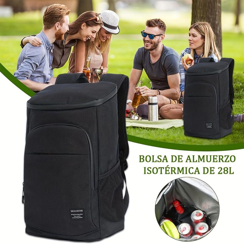 Portable Insulated Backpack Cooler Leak Proof Lightweight Lunch Bag