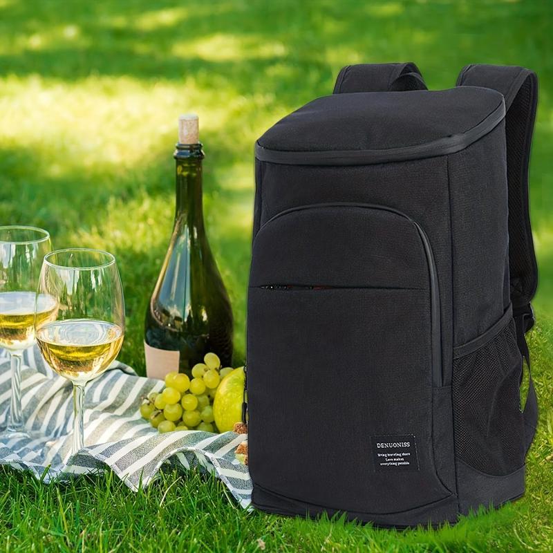 Portable Insulated Backpack Cooler Leak Proof Lightweight Lunch Bag