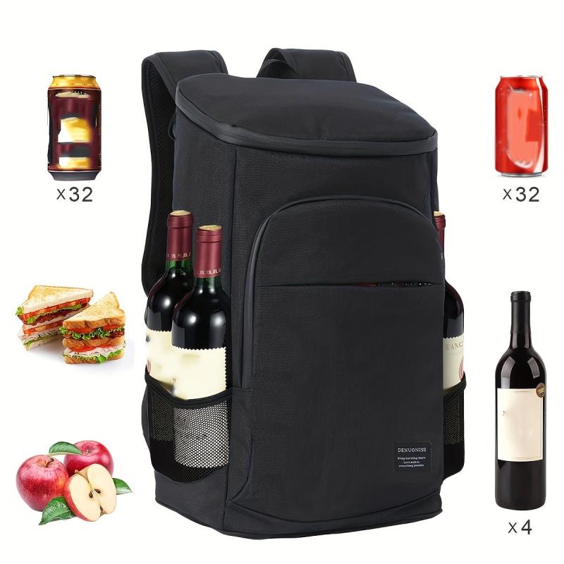 Portable Insulated Backpack Cooler Leak Proof Lightweight Lunch Bag