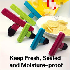 6pcs T Shaped Sealing Clip Chip Bag Clips Portable Storage Food Snack Sealing