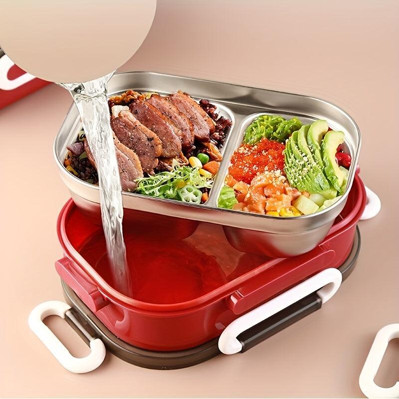 Stainless Steel Thermal Lunch Box Insulated Bento Box Leakproof Food Container