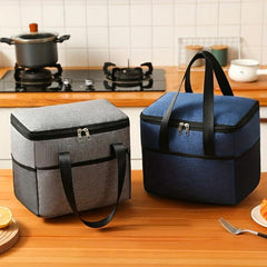 Aluminum Foil Bento Bag Ice Pack Outdoor Picnic Lunch Box Hand Wash Insulated
