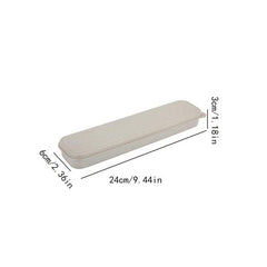 Portable Travel Tableware Storage Box for Cutlery Kit Camping Picnics Office