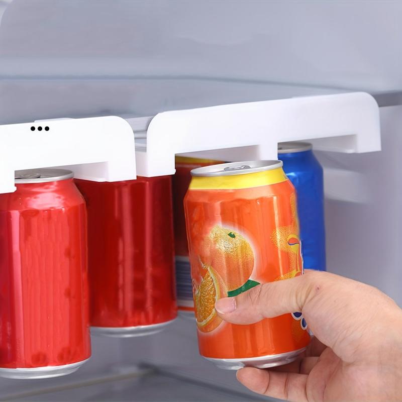Kitchen Refrigerator Beer Beverage Storage Rack Hanging Stacking Can Dispenser