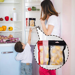 100pcs Matte Red Mylar Bags with Window for Halloween Treats