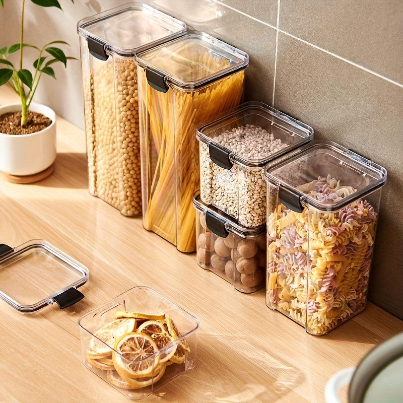 Clear Airtight Food Storage Container Moisture-proof Sealed Fresh-keeping Box