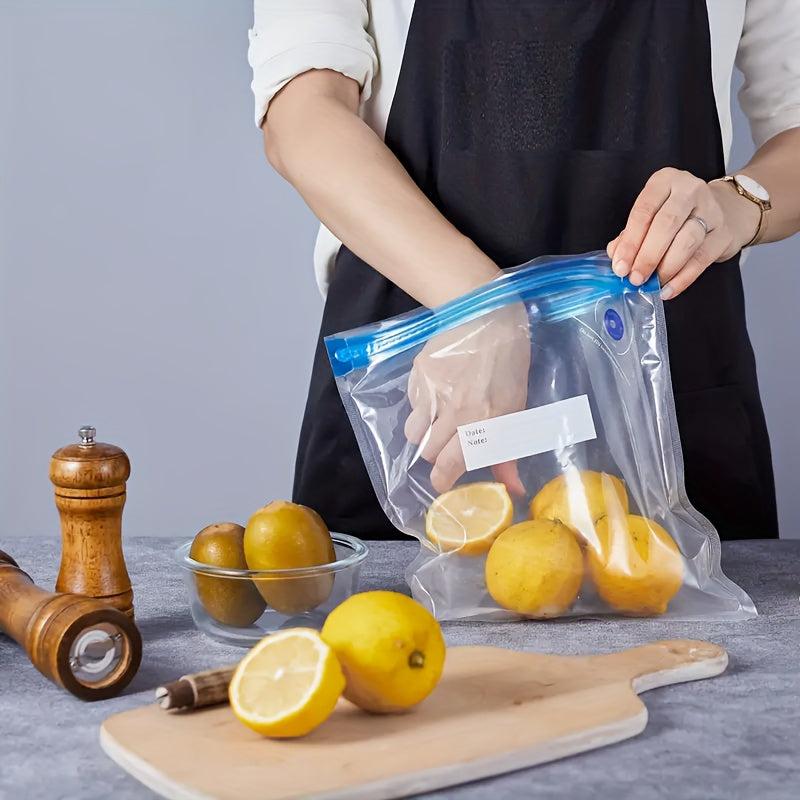 5pcs Reusable Vacuum Sealer Bags Food Storage Household Kitchen Accessories