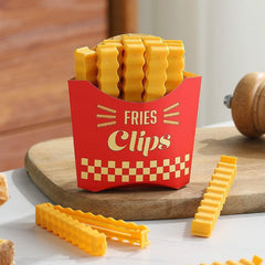 12pcs French Fries Magnetic Sealing Clips for Fresh Keeping and Organization