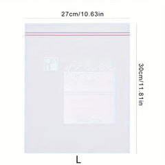 Reusable Storage Zipper Bags Fresh keeping Anti-odor Leak Proof Freezer Bag