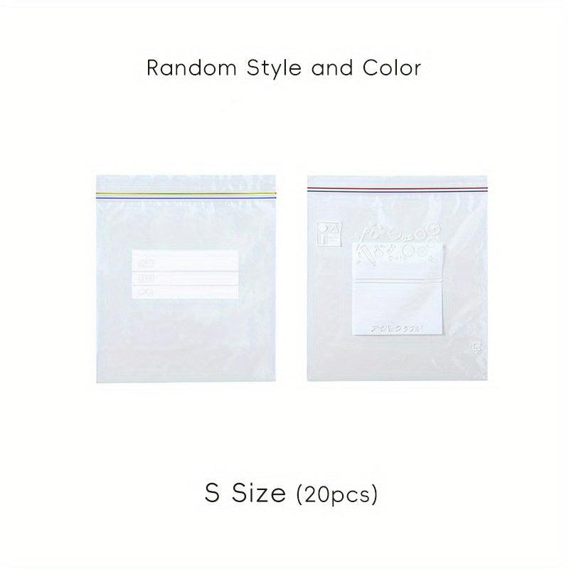 Reusable Storage Zipper Bags Fresh keeping Anti-odor Leak Proof Freezer Bag