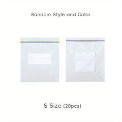 Reusable Storage Zipper Bags Fresh keeping Anti-odor Leak Proof Freezer Bag
