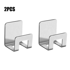 2pcs Stainless Steel Sponges Racks Self Adhesive Sink Sponges Drain Drying Rack