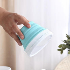 Silicone Folding Bowl 950ml with Lids for Travel Camping, Durable