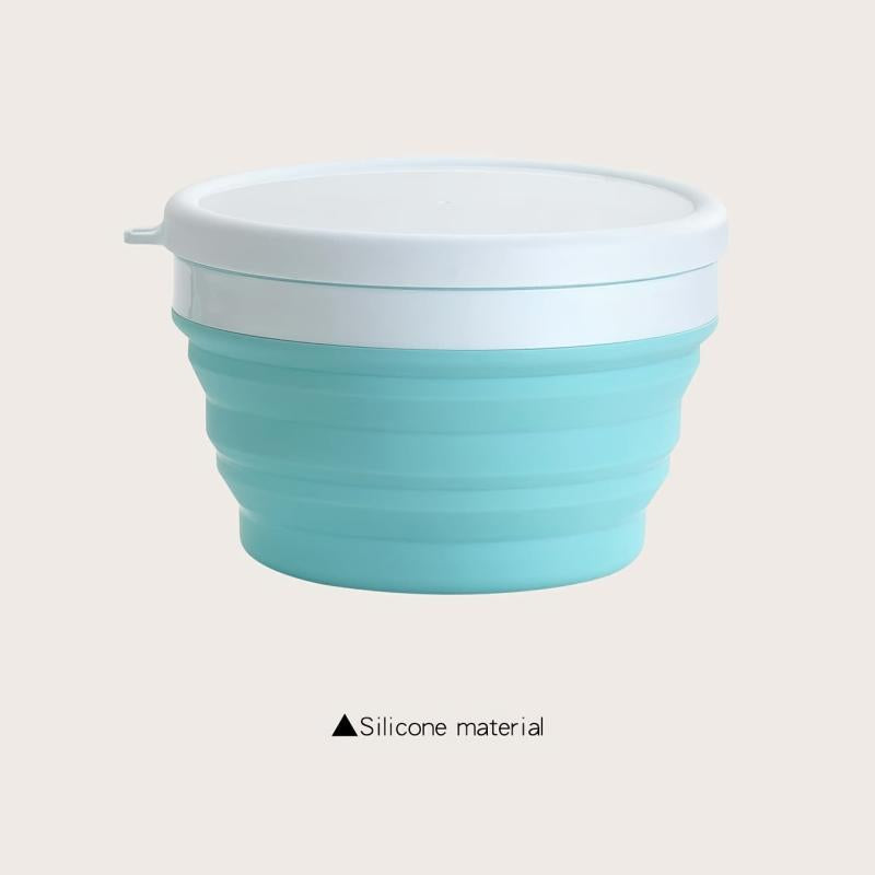 Silicone Folding Bowl 950ml with Lids for Travel Camping, Durable
