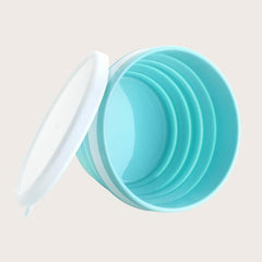Silicone Folding Bowl 950ml with Lids for Travel Camping, Durable