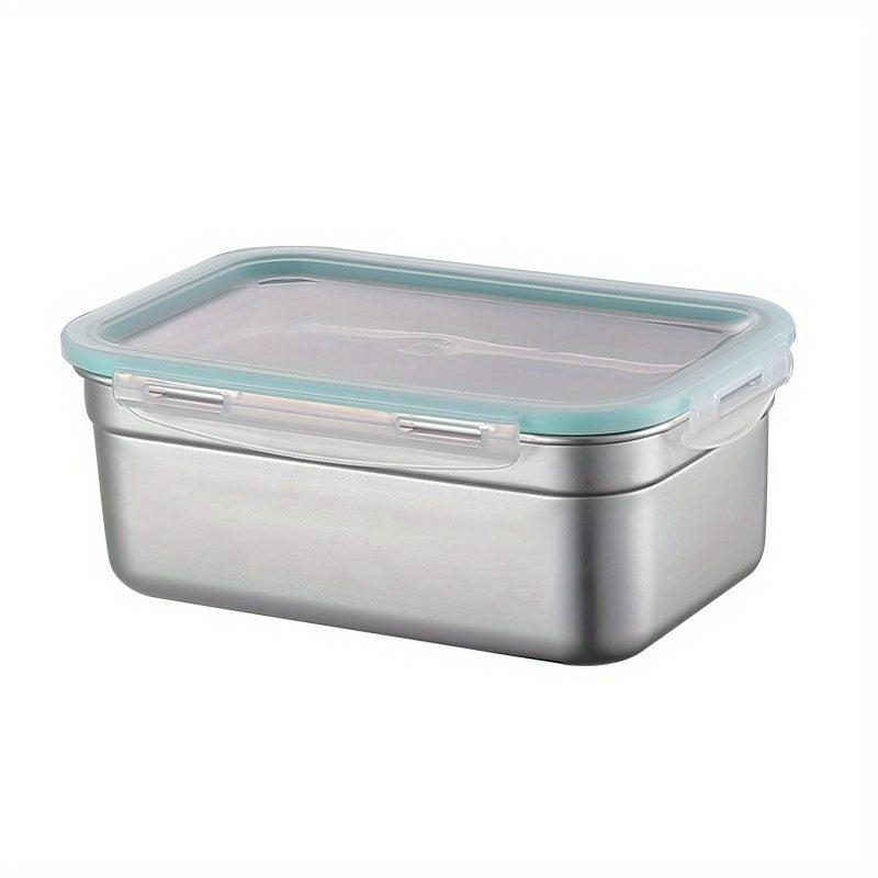 Stainless Steel Bento Box with Lid Sealed Leak-proof Food Storage Box